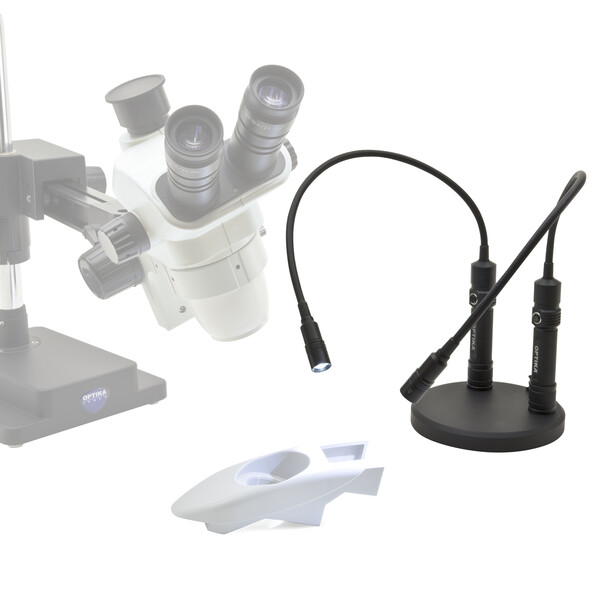 Optika Bras d'éclairage CL-33 avec fixation magnétique, USB