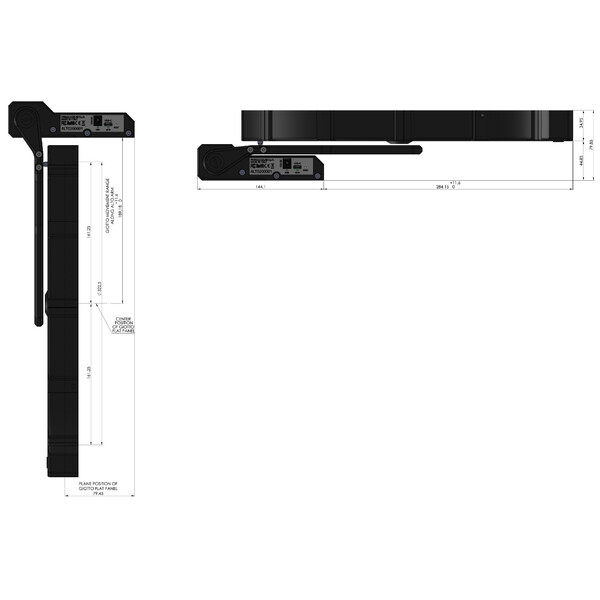 Masque Flatfield PrimaLuceLab GIOTTO 320 avec couvercle télescopique ALTO