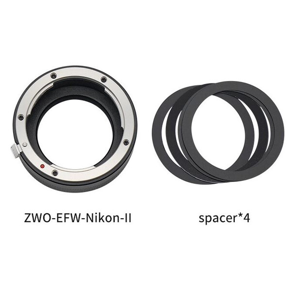 Adaptateurs pour objectifs photographiques Nikon / EFW 36mm & EFW 1,25"