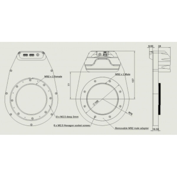 Artesky Rotateur Wanderer PRO M92
