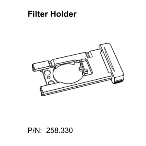 SCHOTT Crochet de filtre vide pour KL, pour filtre insérable Ø = 28 mm