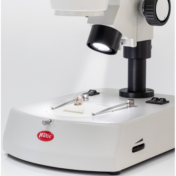 Motic Microscope Stereo Zoom SMZ-160-TLED, LED, 0,75x-4,5x