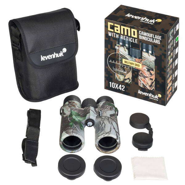 Jumelles Levenhuk 10x42 Camo Moss