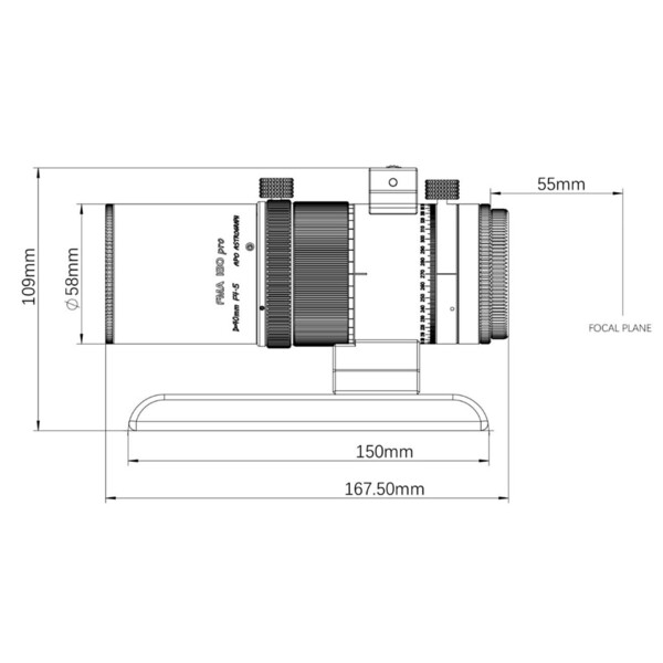 Askar Lunette apochromatique AP 40/180 FMA180PRO OTA