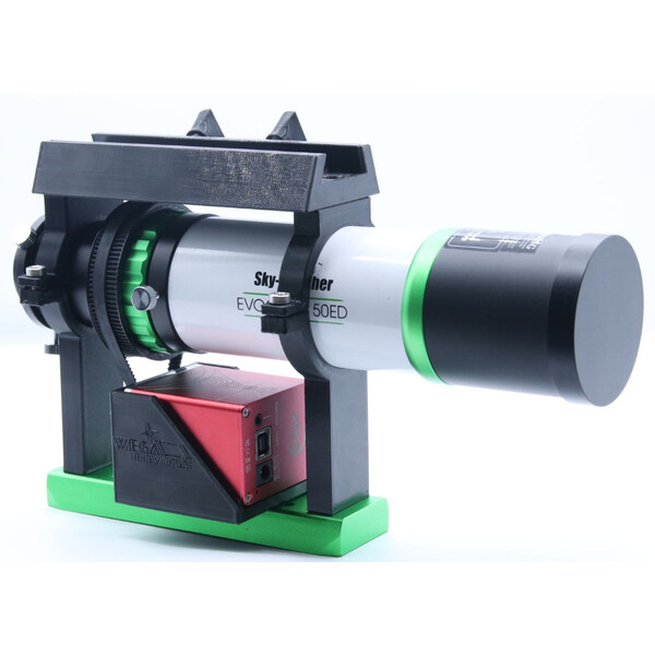 Astroprints Kit de montage du moteur EAF avec collier et support pour chercheur pour Skywatcher Evoguide 50ED