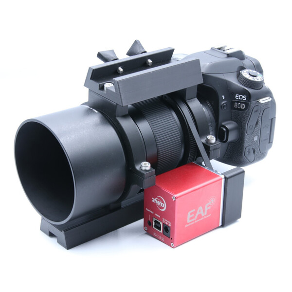 Astroprints Kit de montage du moteur EAF avec collier, rail et support pour chercheur pour Objectif Samyang 135 mm