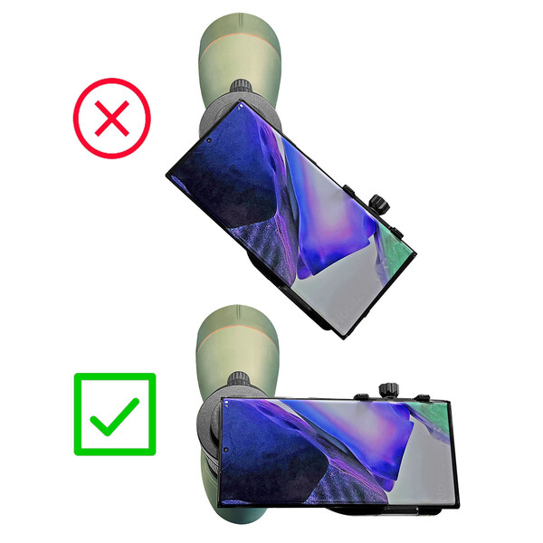 Adaptateur smartphone Kowa Anneaux de blocage TSN-Twist-Up