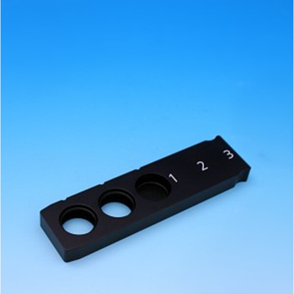 ZEISS Curseur de filtre A 14x40 mm, triple pour diamètre de filtre 25 mm