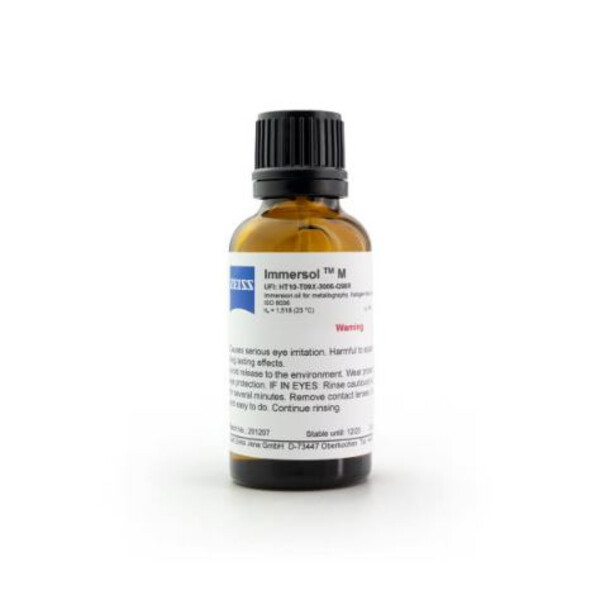 ZEISS Huile d'immersion Immersol M, burette 20 ml