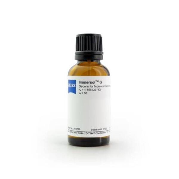 ZEISS Agent d'immersion Immersol G, huileur 20 ml