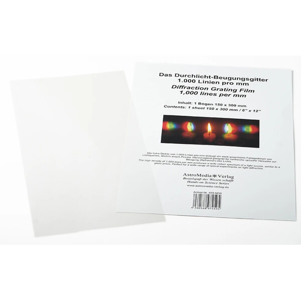 Kit AstroMedia Réseau de diffraction de la lumière transmise