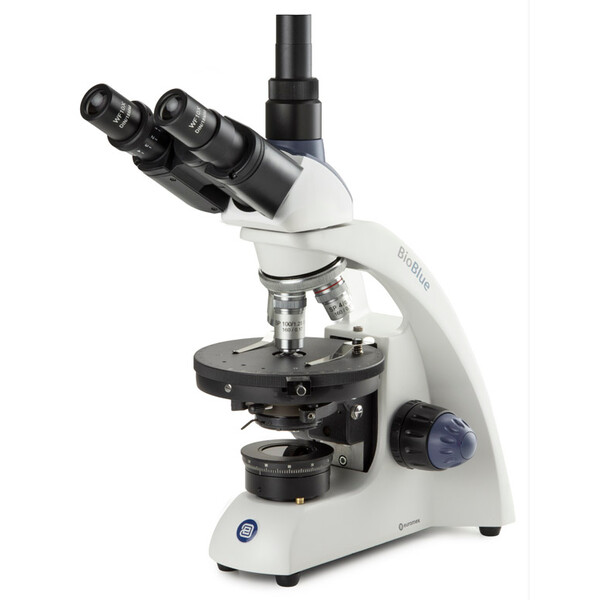 Euromex Microscope BioBlue, BB.4253-P-HLED, trino, polarisation, DIN, 40x-1000x, 10x/18, LED, 1W