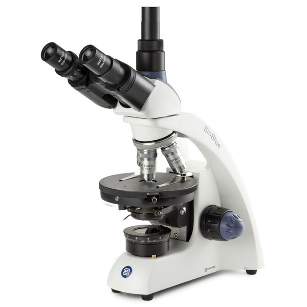 Euromex Microscope BioBlue, BB.4243-P-HLED, trino, polarisation, DIN, 40x-600x, 10x/18, LED, 1W