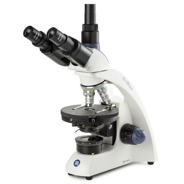 Euromex Microscope BioBlue, BB.4241-P-HLED, trino, polarisation, DIN, 40x-400x, 10x/18, LED, 1W