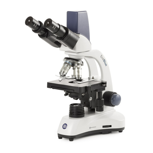 Microscope Euromex EC.1657, binoculaire, numérique, 40x-600x, DL, LED, 10x/18 mm, platine à chariot croisé X-Y, 5 MP