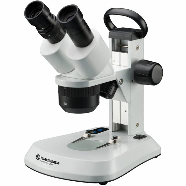 Microscope stéréoscopique Bresser Analyth STR 10x-40x bino ; Greenough ; 50 mm ; 10x/20 ; 10-40x ; LED, caméra, 2 MP