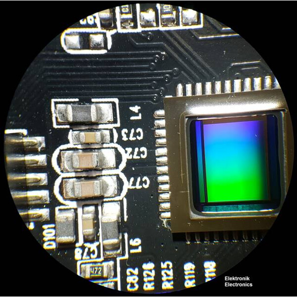 Microscope stéréoscopique Bresser Analyth STR 10x-40x bino ; Greenough ; 50 mm ; 10x/20 ; 10-40x ; LED, caméra, 2 MP