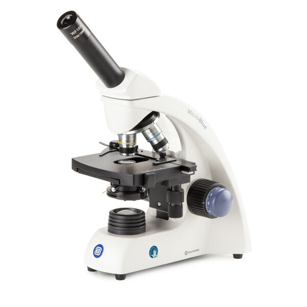 Microscope Euromex MB.1651, mono, DIN 160, achro, 40x-600x, 10x/18, Dl, Akku, LED, 1W