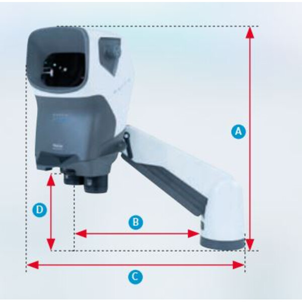 Microscope stéréoscopique Vision Engineering MANTIS ERGO avec « support universel Verso » (sans objectifs) SMR200