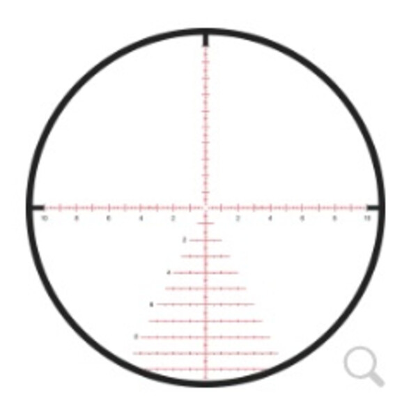 Lunette de tir Kahles K328i 3,5-28x50 DLR SKMR4+, ccw, droite