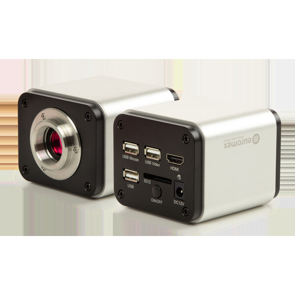 Caméra Euromex VC.3043 HDS, UHD, 8,3 MP, 1/1,8 pouce, capteur couleur 4K, écran tactile 13 pouces, 30 ips HDMI, 20 ips USB
