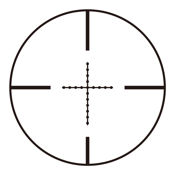Lunette de tir Vixen 1-8x28, 34 mm, FFP, réticule Mil Dot (MRAD)