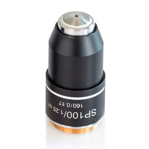 Kern Objectifs, OBB-A1565, e-plan, achro, 100x/1,25, huile, w.d. 0,07mm, à ressort, anti-fongique