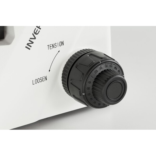 Microscope inversé Kern OCM 168, FL, PH, trino, Condenseur Abbe N.A. 0,3 fixe, 10x-40x, LED 5 W, Al/Dl