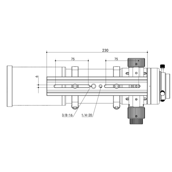 Askar Lunette apochromatique AP 71/490 Flat-Field 71F OTA