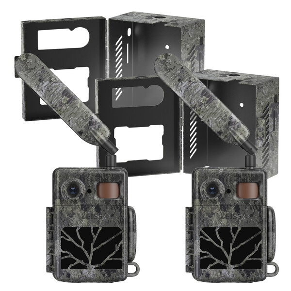 Appareil-photo spécial gibier ZEISS Set Secacam 7 & boîtier métallique (lot de 2)
