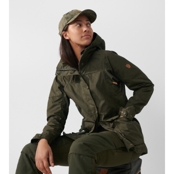 Fjällräven Veste Forest Hybrid W, 633 Dark Olive, XL