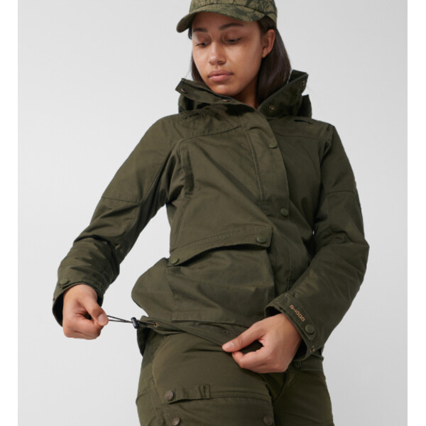 Fjällräven Veste Forest Hybrid W, 633 Dark Olive, XL
