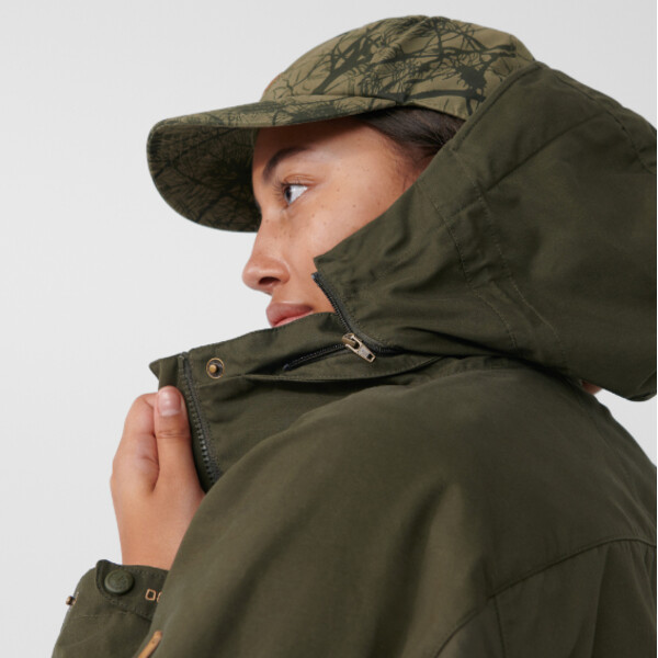 Fjällräven Veste Forest Hybrid W, 633 Dark Olive, XL