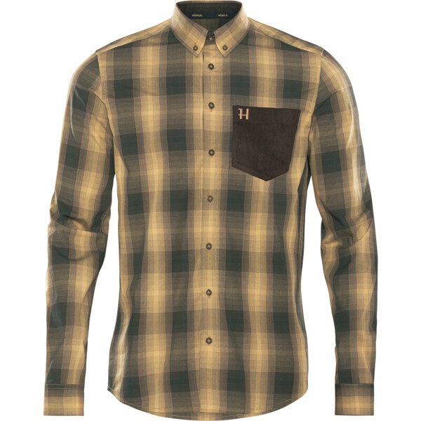 Härkila Chemise Akkan, jaune/noir, taille L