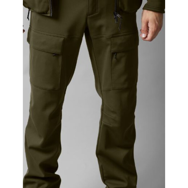 Härkila Pantalon Deer Stalker Light, vert saule/marron ombre, taille 48