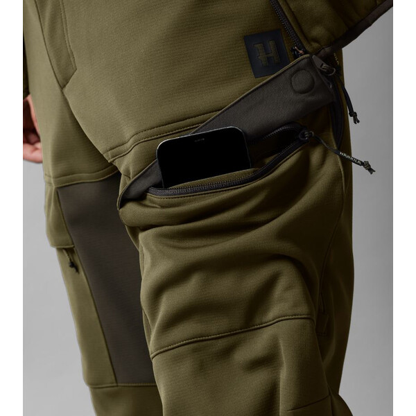 Härkila Pantalon Deer Stalker Light, vert saule/marron ombre, taille 48