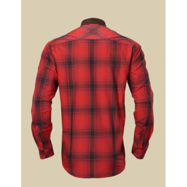 Härkila Chemise Driven Hunt, carreaux rouge/noir, taille M