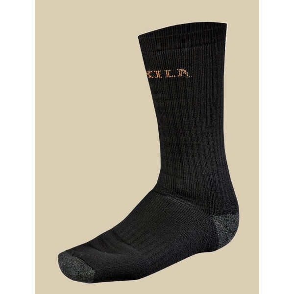 Härkila Chaussettes courtes Expedition, noir, taille L