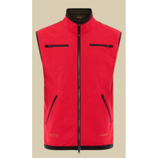 Härkila Gilet polaire Kamko, marron/rouge, taille M