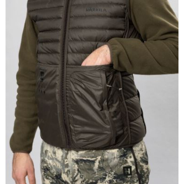 Härkila Gilet Mountain Hunter Expedition rev. Down, AXIS MSP, marron Mountain/Shadow, L