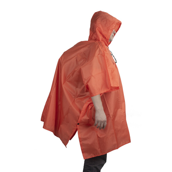 Summit-Creative Poncho de pluie orange