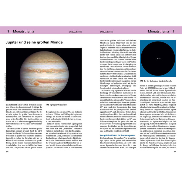 Almanach Kosmos Verlag L'année céleste 2025