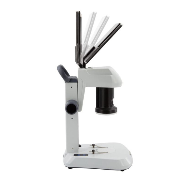Optika , Microscope, SFX-85V, Zoom numérique, moniteur 9", 8x-54x, LED, lumière incidente et transmise