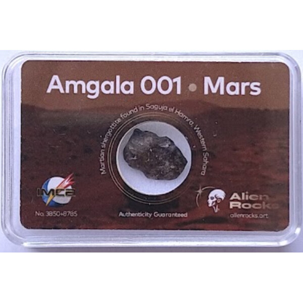 Alien Rocks Météorite martienne Amgala 001 0,7 - 0,99 gramme