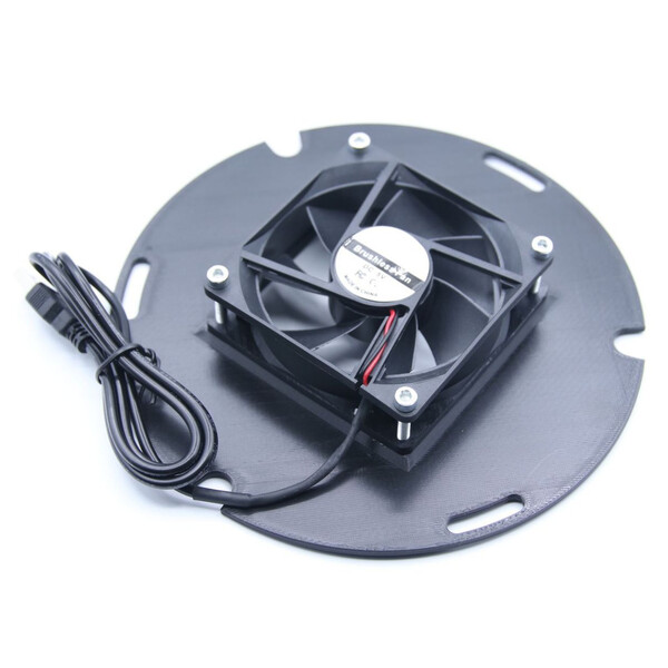 Astroprints Cache miroir pour GSO et TS Optics  Monture principale du miroir ONTC Newton 6" avec ventilateur USB 5V