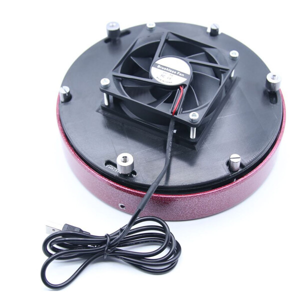 Astroprints Cache miroir pour GSO et TS Optics  Monture principale du miroir ONTC Newton 6" avec ventilateur USB 5V