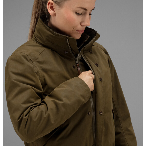 Härkila Veste Retrieve Lady, olive chaud, taille 40