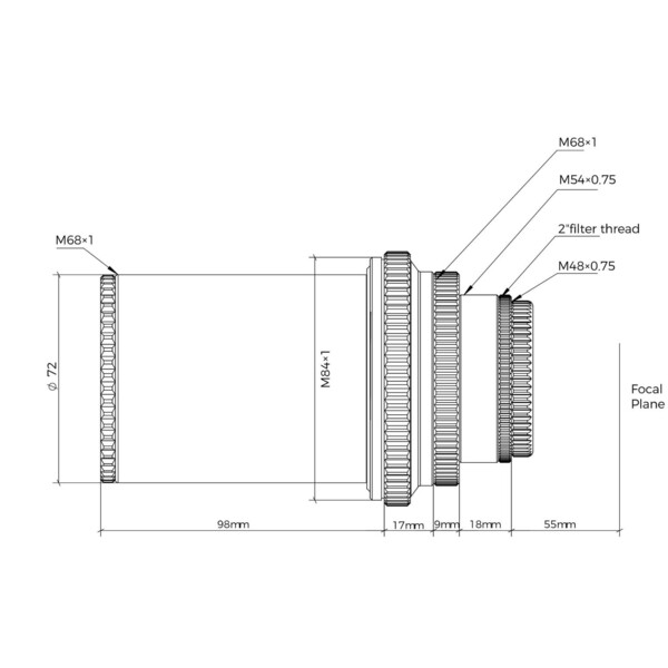 Askar Reducer 0,6x pour 103APO