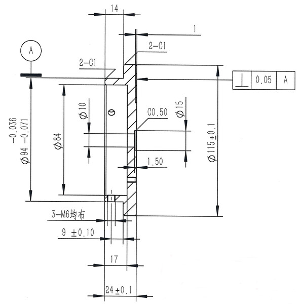 Omegon Adaptateur de filetage photo 3/8'' pour colonne Pro