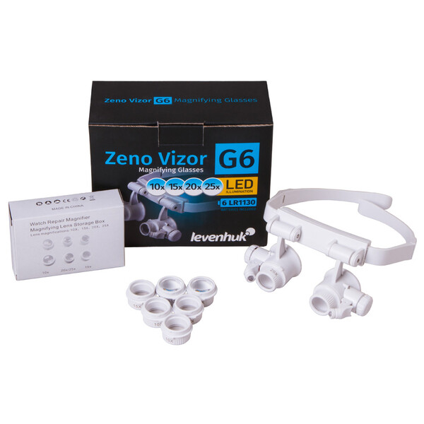 Loupe Levenhuk Zeno Vizor G6 25x LED